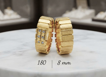 bijuterii aur - Verighete Aur 14K / 18K – Create la Comandă (Model Personalizabil)