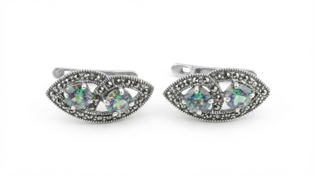 OUTLET - Cercei Vintage din Argint 925 Mystic Eyes