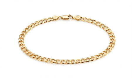 bratari aur 14k - Brățară Aur Galben 14K Model Cuban Link (Grumet) – 2.09g, 18cm
