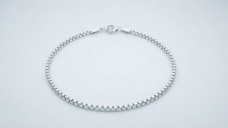 OUTLET - Brățară din Argint 925 Unisex Venetian Box Chain, 19 cm