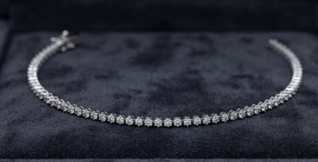 BRATARA CU DIAMANTE - Brățară Tennis din Aur 8K cu Diamante Naturale 0.30 CT