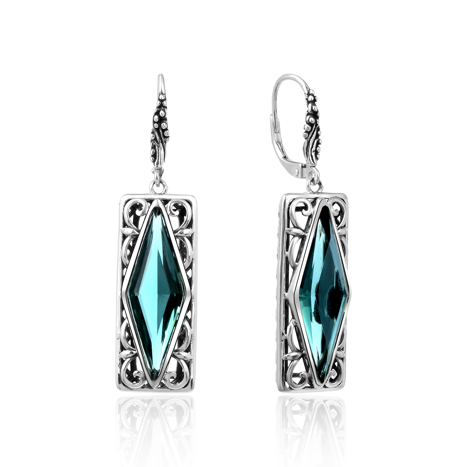 cercei-argint-925-cristal-verde-stil-vintaje [2]