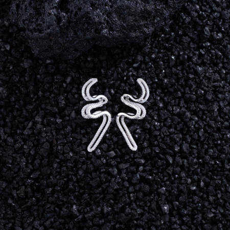 Cercei argint - Cercei din Argint 925 „Mystic Serpent” – Design Ondulat și Elegant