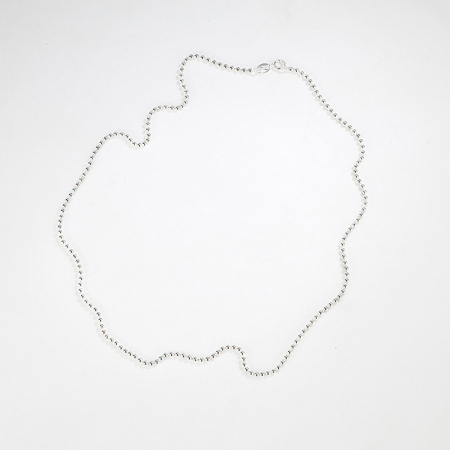 Lant argint 925 dama - Colier din Argint 925 – Lanț Clasic cu Bile (Ball Chain / Military Chain)
