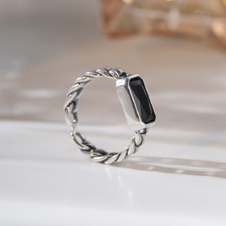 Inel Argint 925 „Black Onyx Style” – Design cu Zale Cubaneze [2]