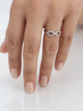 Inel argint 925 - Inel din Argint 925 Infinit cu Zirconiu