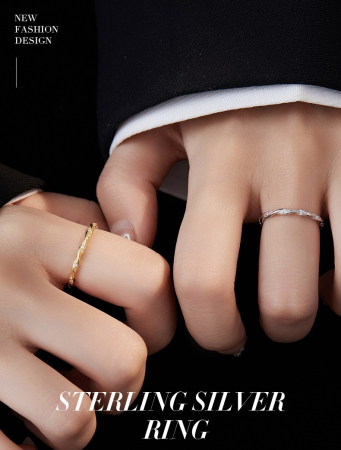 Inel argint 925 - Inel din Argint 925 Placat cu Aur „Sparkle Twist Gold” – Cu Design Împletit și Zirconii Fin