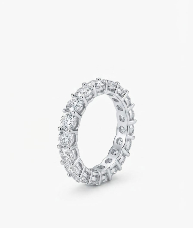 Inel argint 925 - Inel Eternity din Argint 925 cu Cubic Zirconia Premium – Colecția Infinite Brilliant