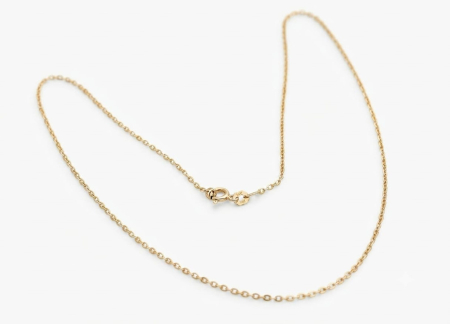 Lant aur 14k - Lănțișor Fin din Aur Galben 14K Model Zale Ancoră, Lungime 45 cm, 1.4 grame