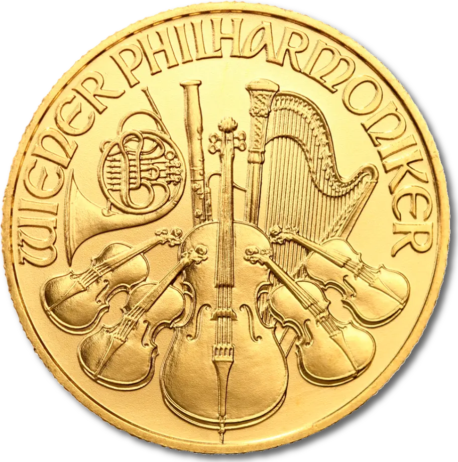 Monedă din Aur Filarmonica din Viena 1/4 oz (Aur Pur 24K, Ediția 2002) [1]