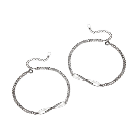 Set 2 Brățări din Argint 925 „Infinity Connection” – Simbolul Legăturii Eterne [1]