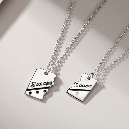 Set 2 Lanțuri Argint 925 „Aero Glam” – Detalii Minimaliste și Zirconii [1]