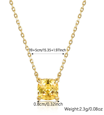 Set Cadou Premium „Golden Sunshine” – Bijuterii din Argint 925 cu Zirconiu Galben [1]