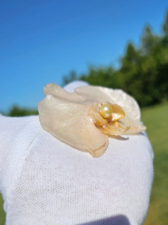 Broșă din orhidee naturală [1]