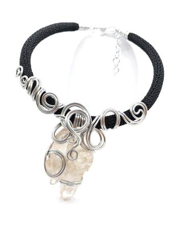 Coliere cu funie - Colier Clear Drops