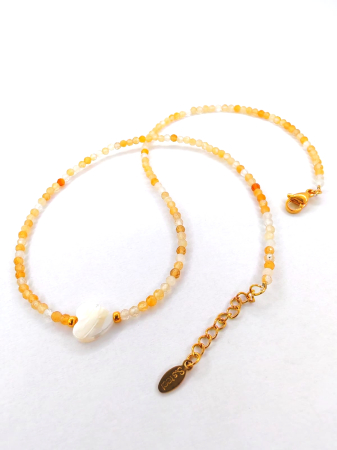 Coliere cu pietre semipretioase - Colier Honey Heart