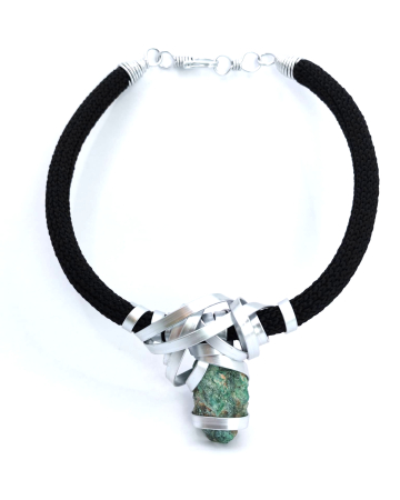 Coliere cu funie - Colier Smarald
