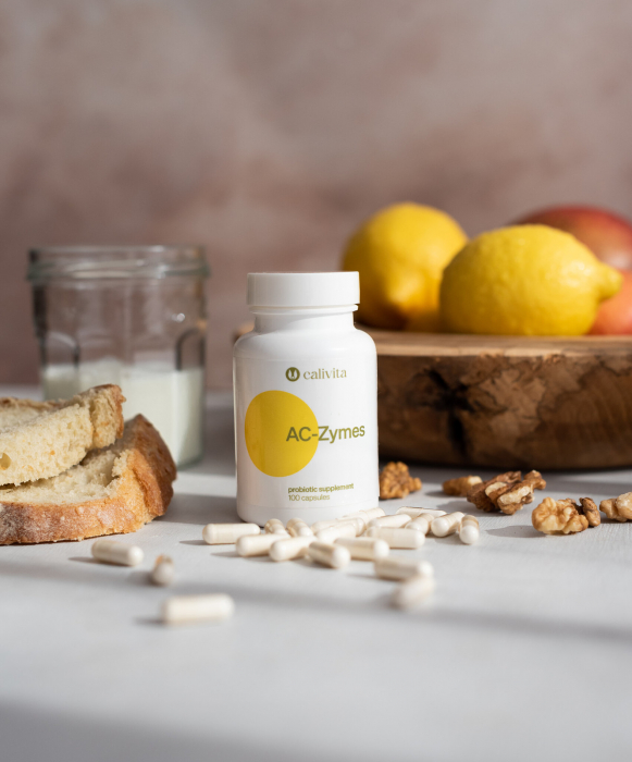 AC-Zymes CaliVita, probiotic Lactobacillus acidophilus, 100 capsule [4]