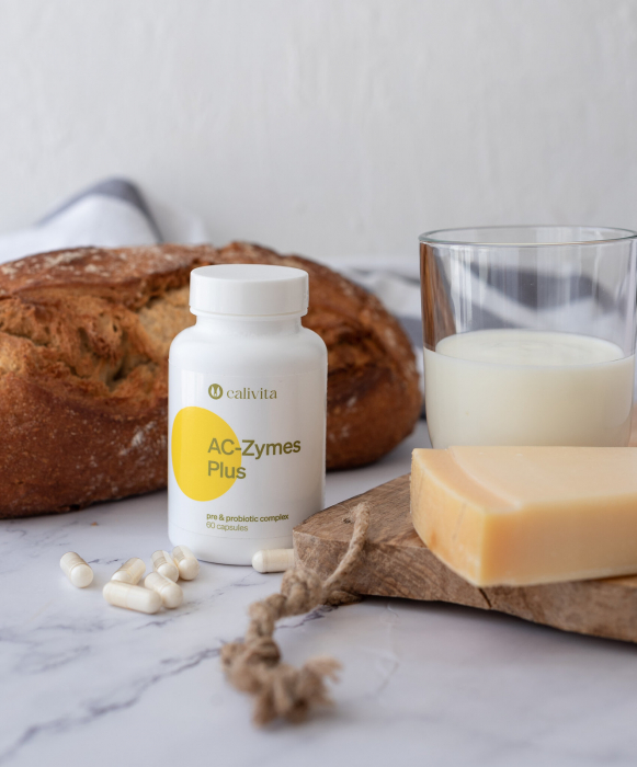 AC-Zymes Plus, CaliVita, complex de pro- şi prebiotice, 60 capsule [3]