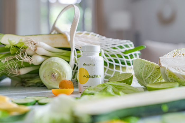 Acidophilus CaliVita, Produs probiotic cu fibre, 100 capsule [4]