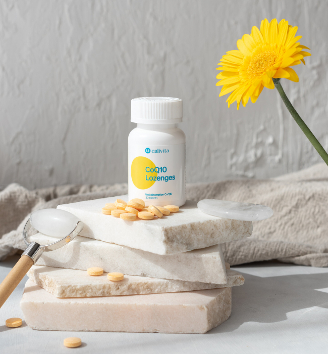 CoQ10 Lozenges, CaliVita, 30 tablete sublinguale, [3]