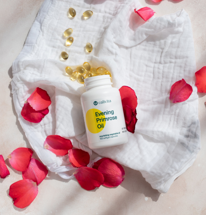 Evening Primrose Oil, CaliVita, 100 capsule, ulei de luminita de seara [3]