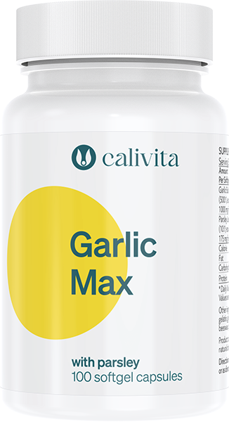 Garlic Max, CaliVita, 100 capsule, supliment alimentar cu usturoi, fara miros [1]