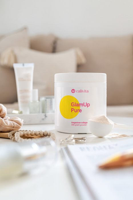GlamUp Pure, CaliVita, 330 g, amestec sinergic de: colagen (10g!), acid hialuronic și antioxidanți naturali [3]