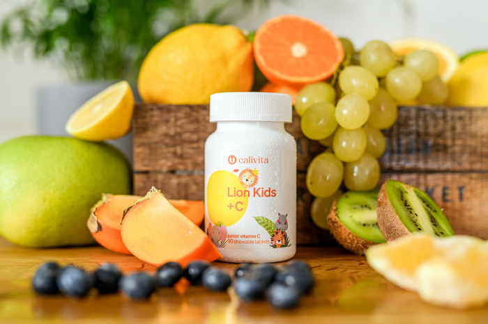 Lion Kids C, CaliVita, 90 tablete masticabile, Vitamina C pentru copii [4]