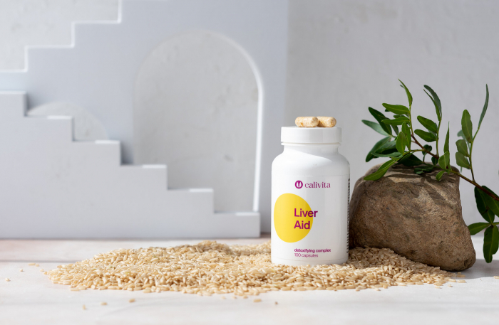 Liver Aid, CaliVita, 100 capsule, similarina si aminoacizi pentru ficat [3]