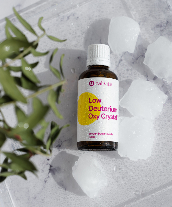 Low Deuterium Oxy Crystal, CaliVita, 50 ml, oxigare mai profunda a organismului [2]