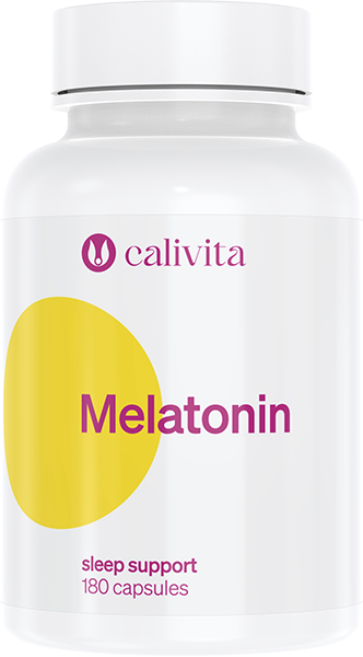 Melatonin 1 mg, CaliVita, 180 capsule, sprijina somnul natural [1]