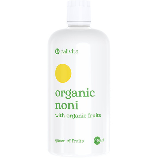 Organic Noni, CaliVita, 946 ml, suc de noni organic cu struguri albi, cireşe negre şi rodii organice [1]