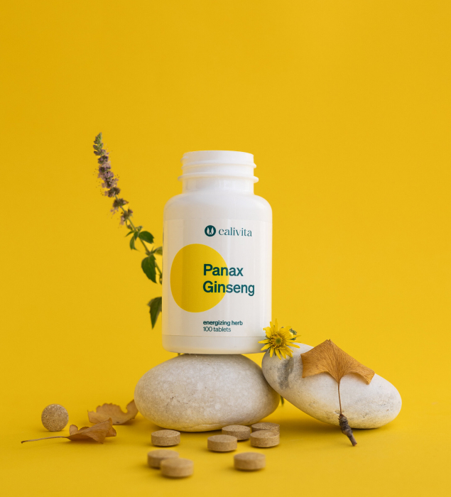 Panax Ginseng, CaliVita, 100 tablete, produs naturist cu ginseng corean [3]
