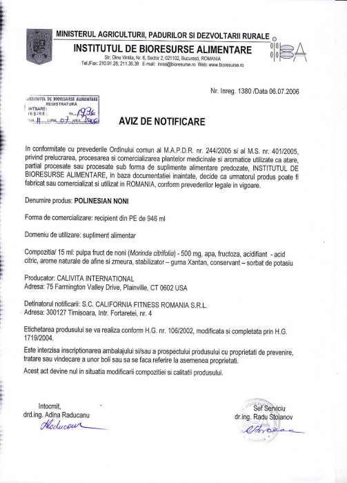 Polinesian Noni Liquid CaliVita – băutură cu suc de noni și antioxidanți naturali, 946 ml [2]