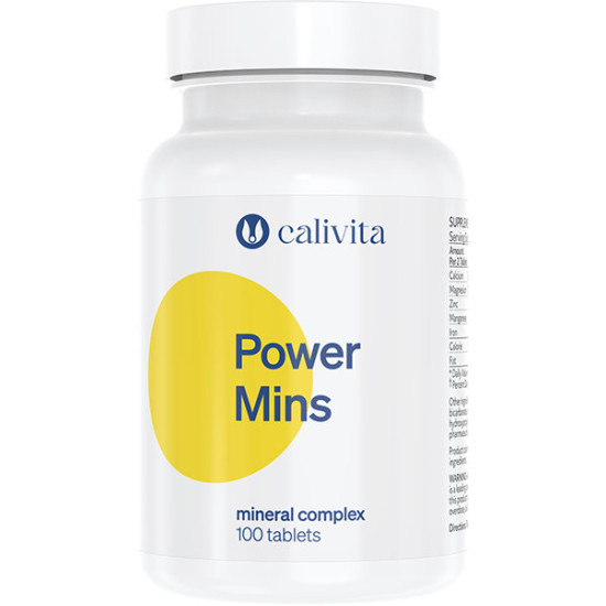 Power Mins, CaliVita, 100 tablete, produs natural complex de minerale [1]