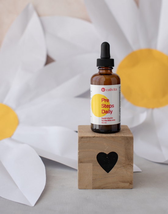 Pre Steps Daily CaliVita – complex de multivitamine lichide pentru copii, cu aromă de portocale, 30 ml [3]