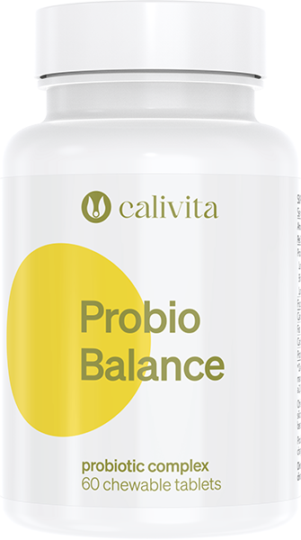 ProbioBalance – probiotice și prebiotice pentru adulți și copii, CaliVita, 90 tablete masticabile [1]