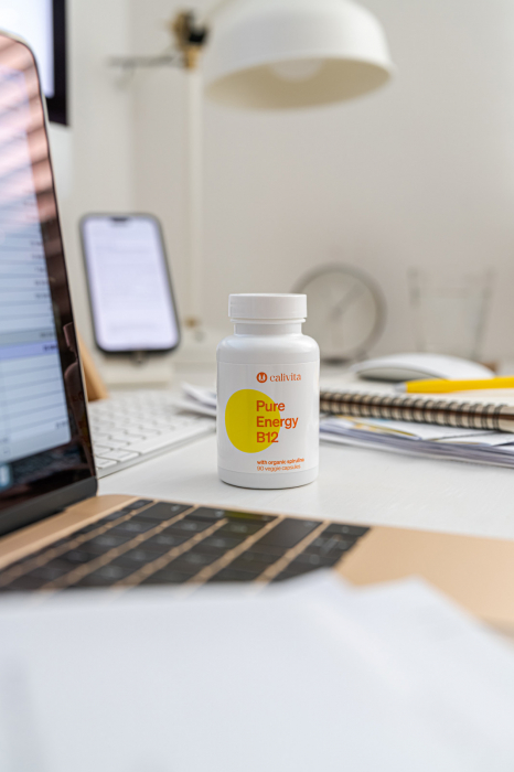Pure Energy B12, CaliVita, 90 capsule vegetale, produs cu vitamina B12 si spirlina [4]