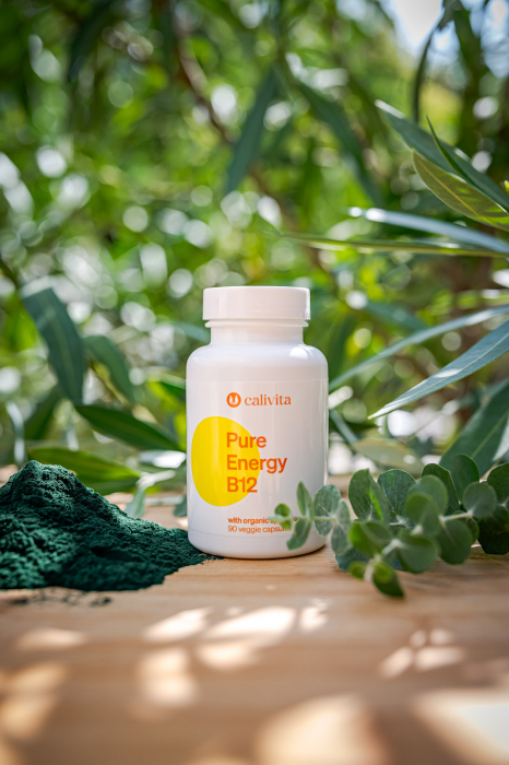 Pure Energy B12, CaliVita, 90 capsule vegetale, produs cu vitamina B12 si spirlina [6]