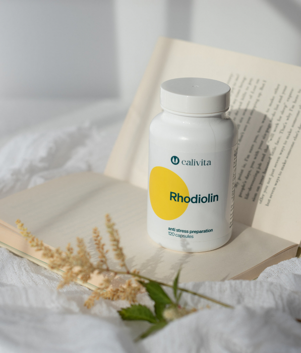 Rhodiolin, CaliVita, 120 capsule, produs naturist antistres [3]