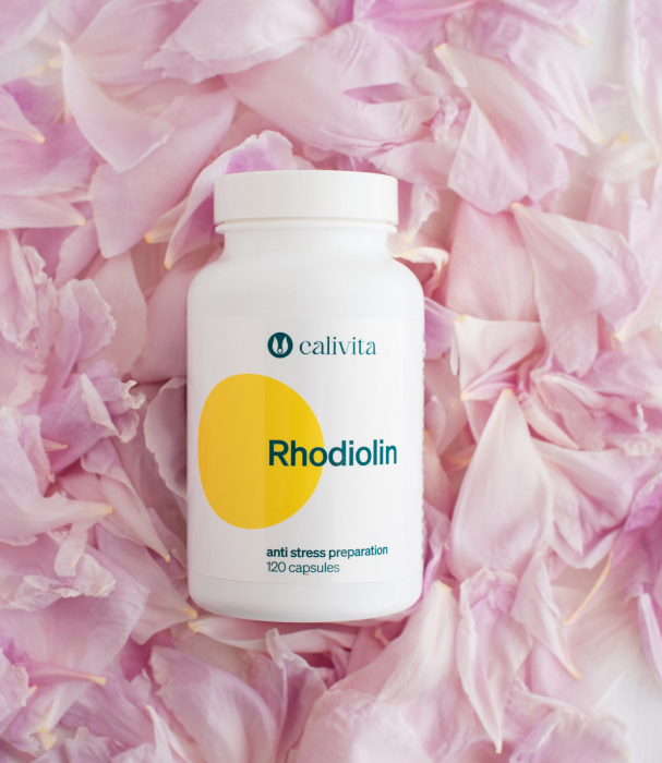 Rhodiolin, CaliVita, 120 capsule, produs naturist antistres [4]