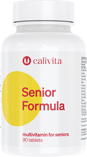 Senior Formula – supliment multivitaminic cu ginkgo biloba și antioxidanți, CaliVita, 90 tablete [1]