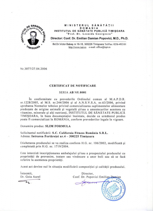 Slim Formula, CaliVita, 90 tablete, ajuta in procesul de slabire [2]