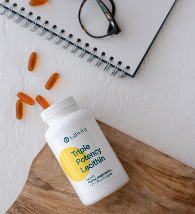 Triple Potency Lecithin, CaliVita, supliment alimentar cu lecitina (100 capsule) [3]