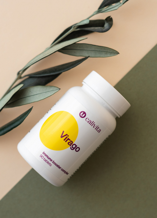 Virago, CaliVita, supliment alimentar pentru stimularea sistemului imunitar (90 tablete) [3]