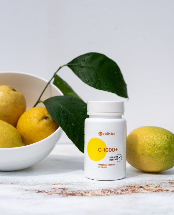 Vit C 1000 +, CaliVita, 1000 mg Vit C, 30 capsule [6]