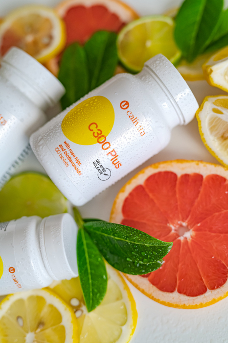 Vit C 300 Plus, CaliVita, 300 mg Vit C cu bioflavonoide, 120 tablete [2]