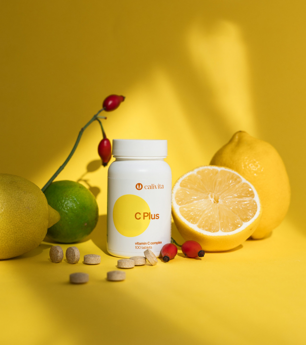 Vit C Plus, CaliVita, Vit C, macese si bioflavonoide, 100 tablete [3]