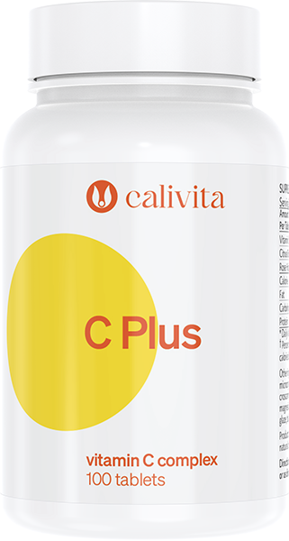 Vit C Plus, CaliVita, Vit C, macese si bioflavonoide, 100 tablete [1]